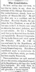 “The Candidates,” Ripley (OH) Bee, May 24, 1860