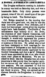 “A Douglas Fizzle in Ashtabula,” Cleveland (OH) Herald, July 6, 1860