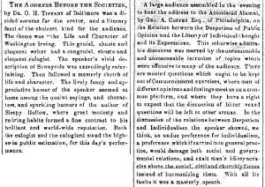 “Commencement Exercises of Dickinson College,” Carlisle (PA) Herald, July 13, 1860