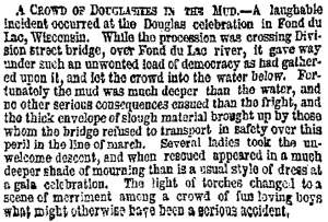 “A Crowd of Douglasites in the Mud,” New York Herald, August 12, 1860
