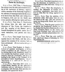 "Facts for the People," (Jackson) Mississippian, August 28, 1860