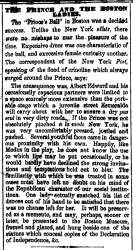 “The Prince and the Boston Ladies,” Cleveland (OH) Herald, October 23, 1860