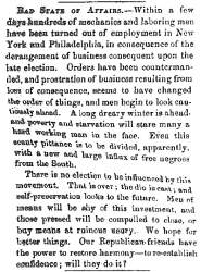 “Bad State of Affairs,” Carlisle (PA) American Volunteer, November 22, 1860