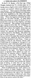 “A Remarkable Statement,” Fayetteville (NC) Observer, December 20, 1860