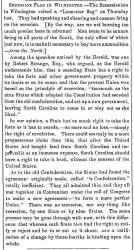 “Secession Flag At Wilmington,” Fayetteville (NC) Observer, January 7, 1861