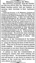 “Disunion Leading the Way,” New York Times, January 14, 1861