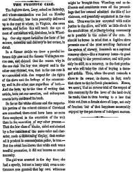 “The Fugitive Case,” Cleveland (OH) Herald, January 24, 1861