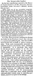“The Irrepressible Conflict,” Richmond (VA) Dispatch, February 13, 1861