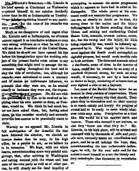 “Mr. Lincoln’s Speeches,” Louisville (KY) Journal, February 14, 1861