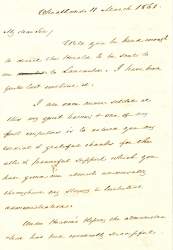 James Buchanan to James Gordon Bennett, March 11, 1861 (Page 1)