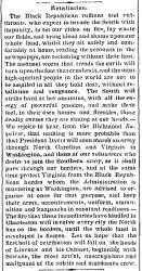 “Retaliation,” Richmond (VA) Dispatch, April 15, 1861