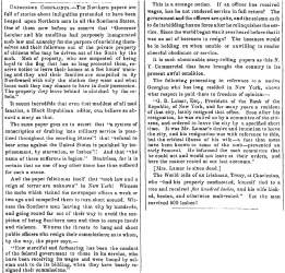 “Unfounded Complaints,” Fayetteville (NC) Observer, May 9, 1861