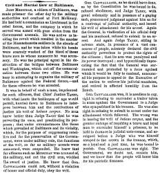 “Civil and Martial Law at Baltimore,” New York Times, May 30, 1861 (Page 1)