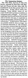 “The Impending Danger,” Newark (OH) Advocate, July 5, 1861