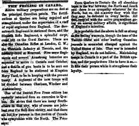 “The Feeling in Canada,” Cleveland (OH) Herald, August 2, 1861