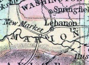 Marion County, Kentucky, 1857