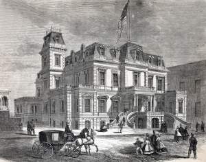 Union League Building, Philadelphia, Pennsylvania, August 1865, artist's impression