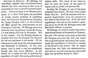 “Kellogg on Douglas,” Lowell (MA) Citizen & News, March 17, 1860