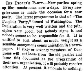 “The People’s Party,” New York Times, June 2, 1858