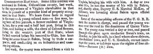 “Underground Railroad,” Boston (MA) Liberator, August 27, 1858