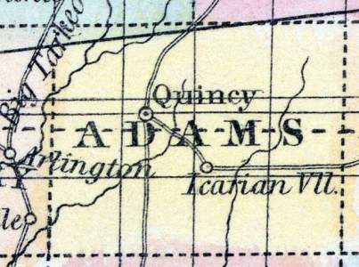 Adams County, Iowa, 1857