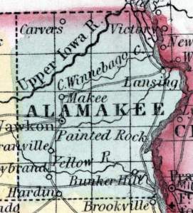 Alamakee County, Iowa, 1857