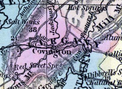 Alleghany County, Virginia, 1857