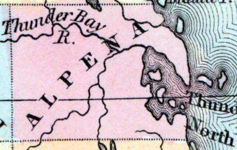 Alpena County, Michigan, 1857