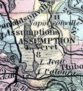 Assumption Parish, Louisiana, 1857