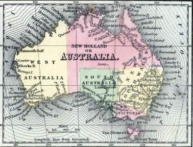 Australia, 1857, zoomable map