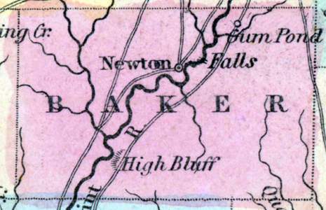 Baker County, Georgia, 1857