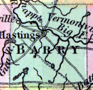 Barry County, Michigan, 1857