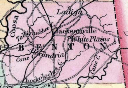 Benton County, Alabama, 1857