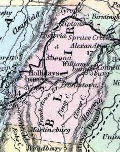 Blair County, Pennsylvania, 1857
