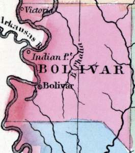 Bolivar County, Mississippi, 1857