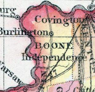 Boone County, Kentucky, 1857