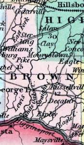 Brown County, Ohio, 1857