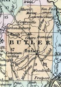 Butler County, Pennsylvania, 1857