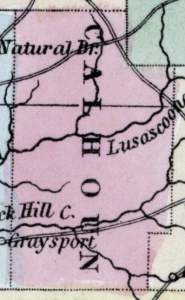 Calhoun County, Mississippi, 1857