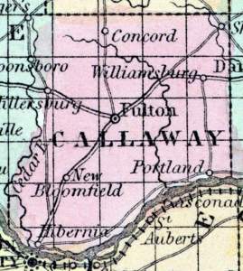 Callaway County, Missouri, 1857