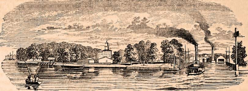 Camden, New Jersey, 1861, artist's impression