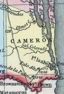 Cameron County, Texas, 1857