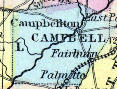 Campbell County, Georgia, 1857