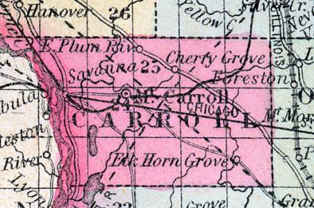 Carroll County, Illinois, 1857
