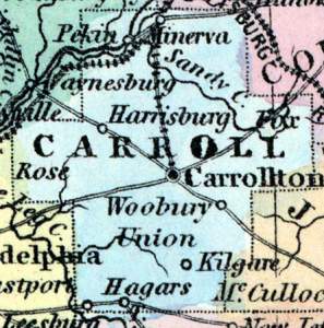 Carroll County, Ohio, 1857