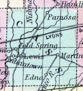 Cass County, Iowa, 1857
