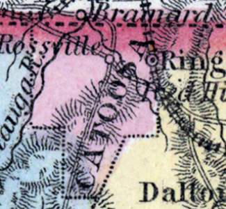 Catoosa County, Georgia, 1857