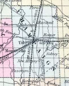 Champaign County, Illinois, 1857