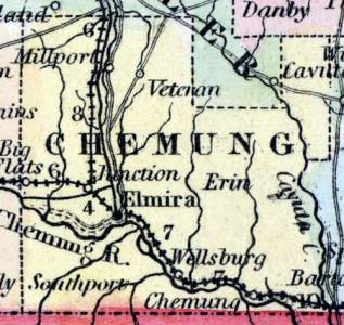 Chemung County, New York, 1857