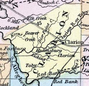 Clarion County, Pennsylvania, 1857